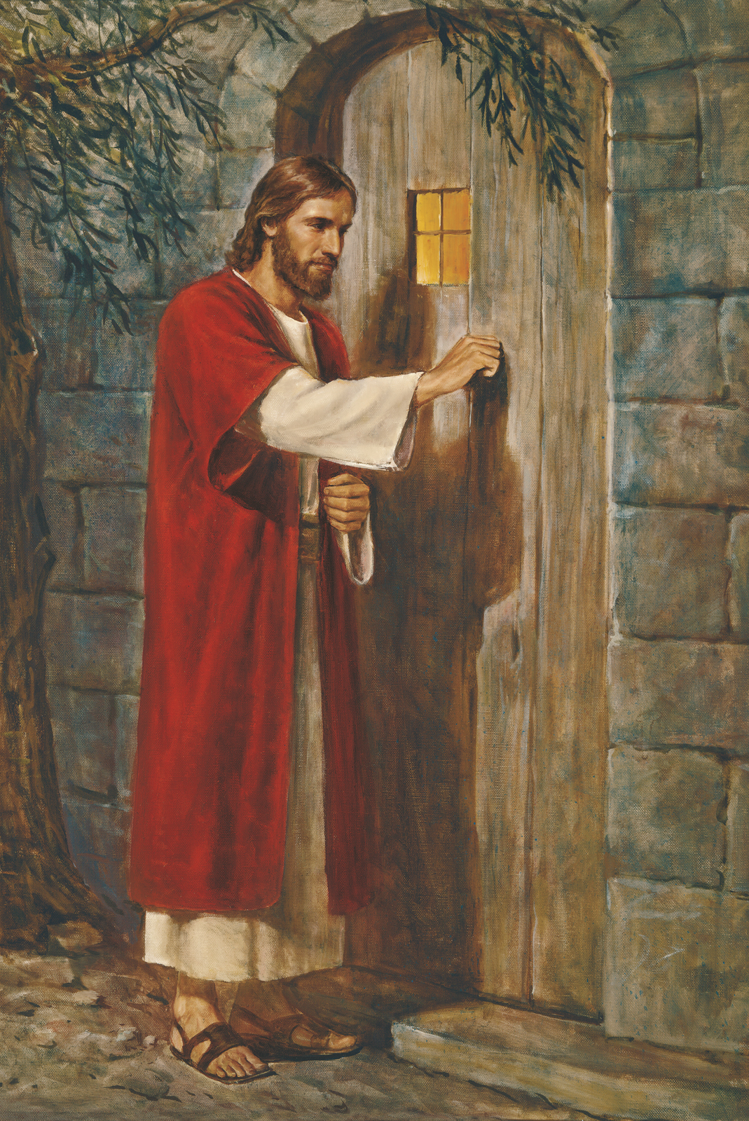clipart of jesus at the door - photo #1