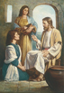 Jesus with Mary and Martha