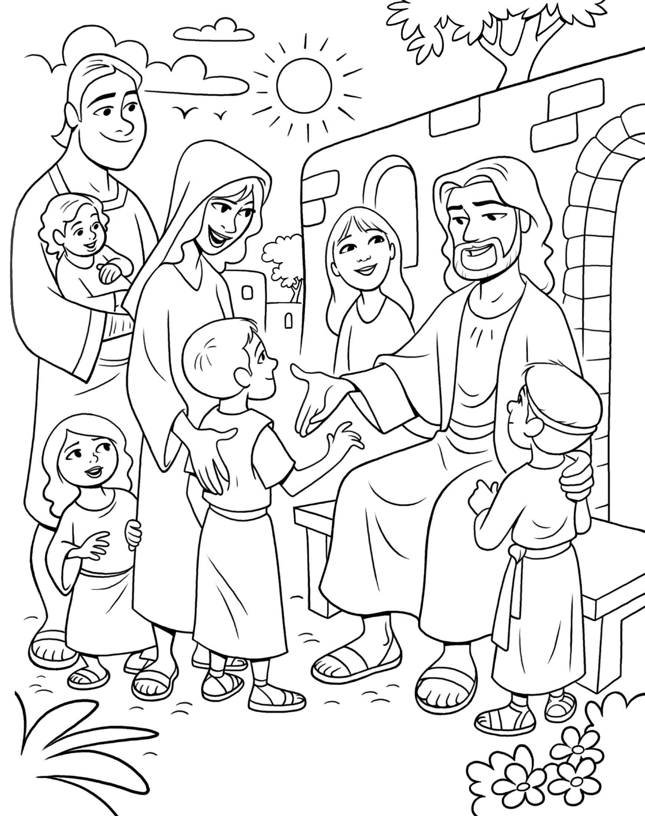 Elegant Lds Coloring Pages Jesus as A Child | Top Free Printable