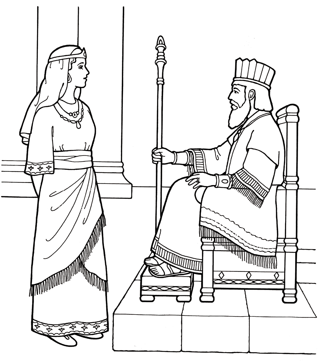 queen esther coloring pages and games - photo #41