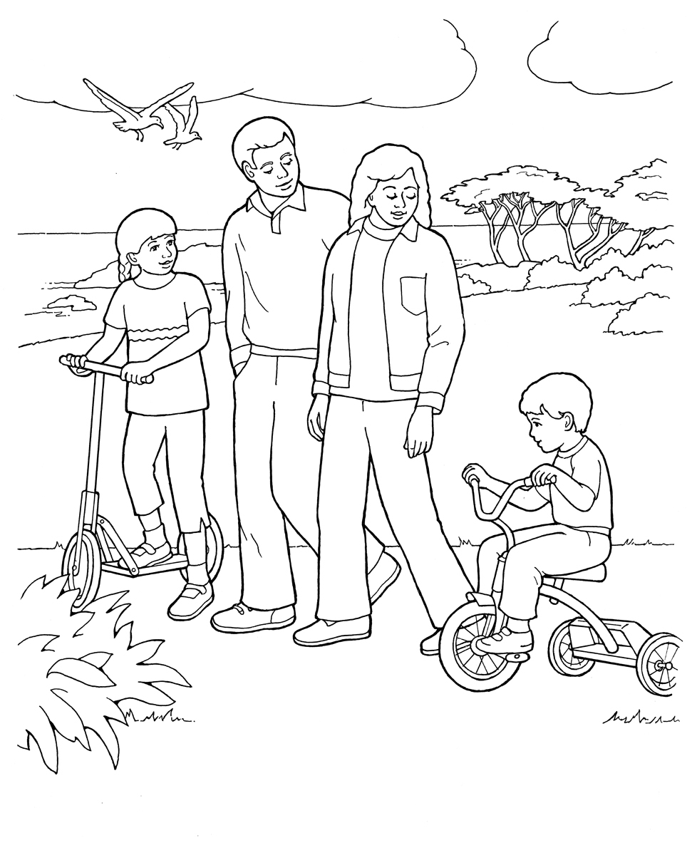 free clipart of family walking - photo #42