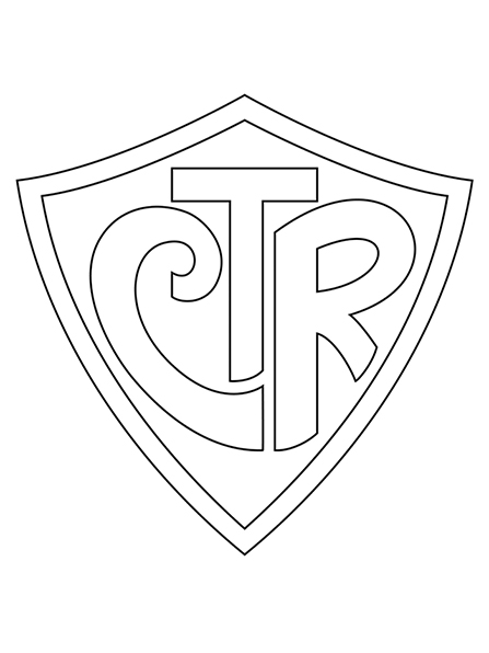 A black-and-white illustration of the CTR symbol.