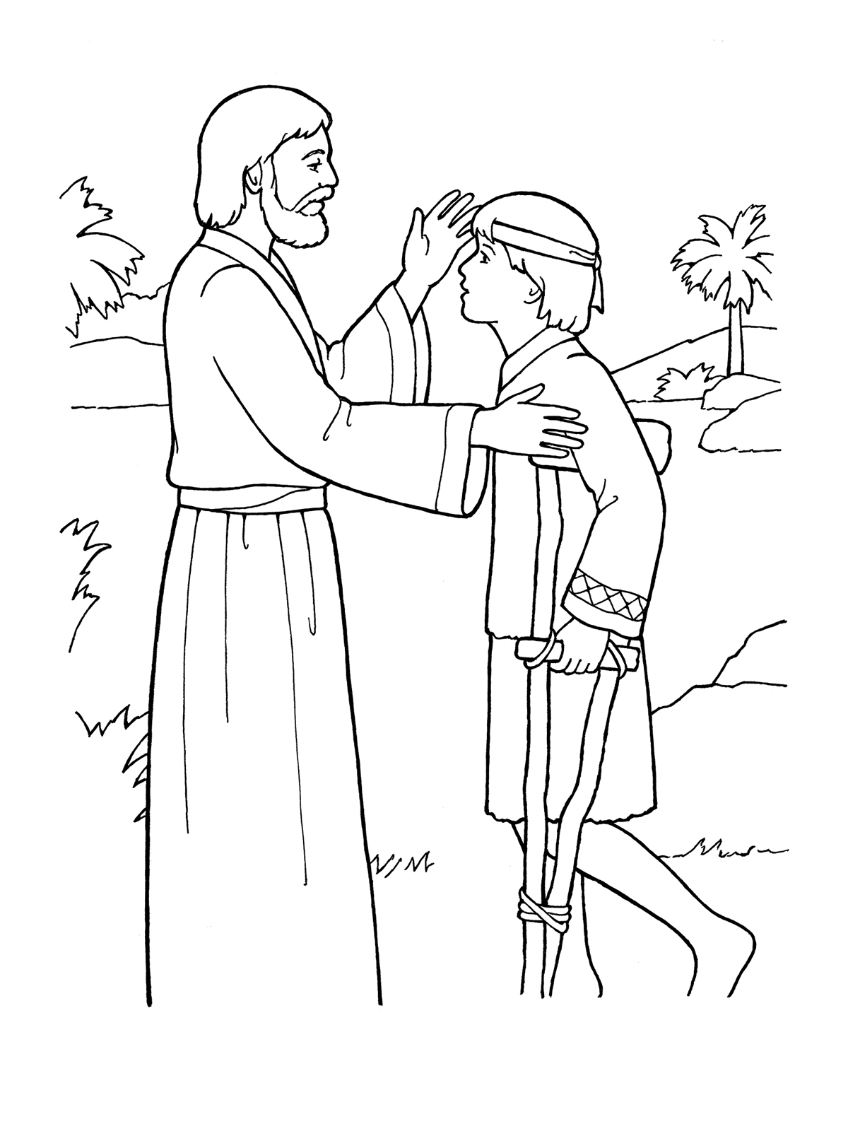 clipart jesus healing the sick - photo #36