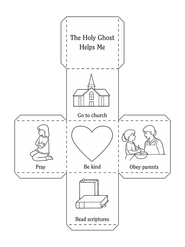 coloring pages holy spirit