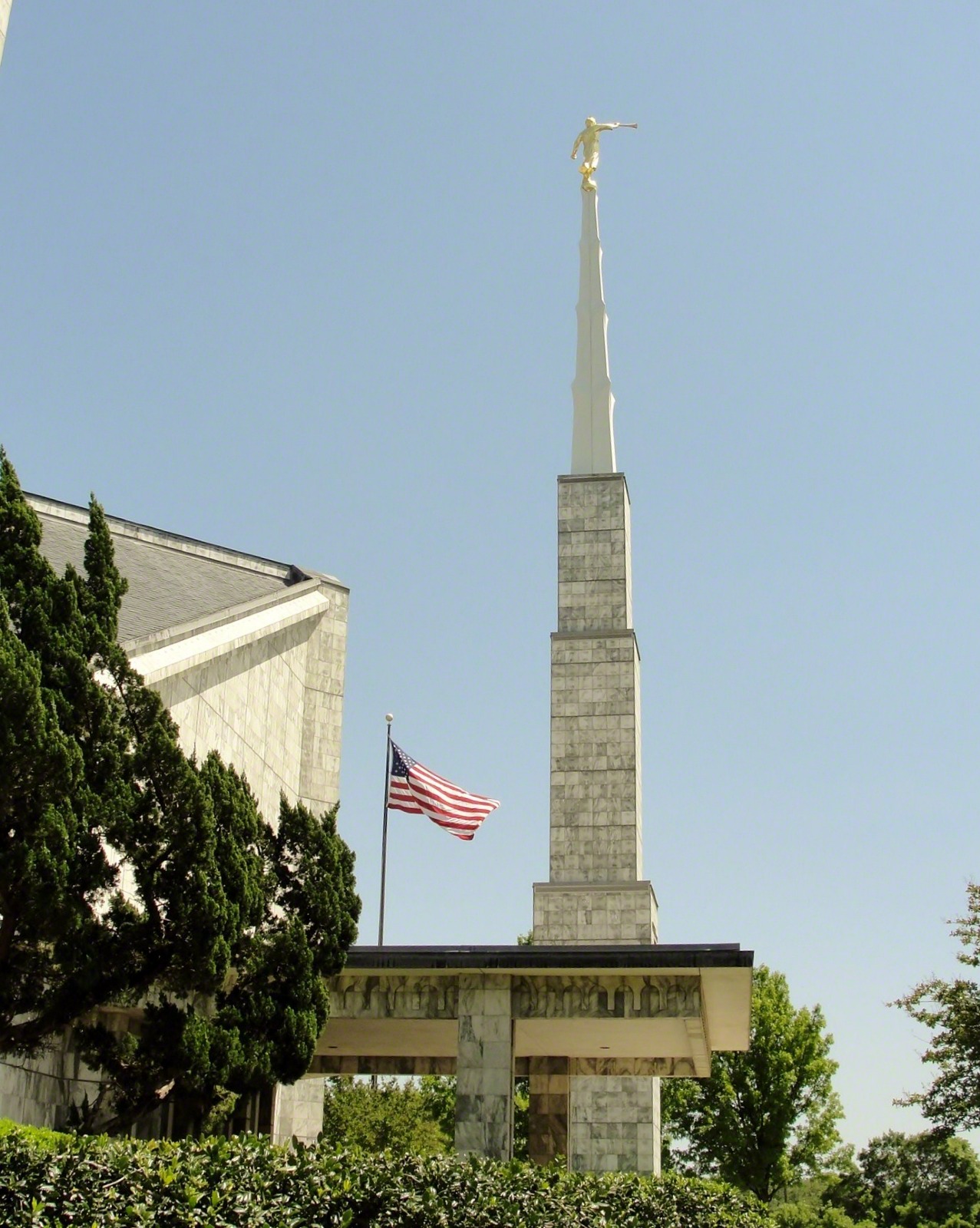 The Spire of the Dallas Texas Temple
