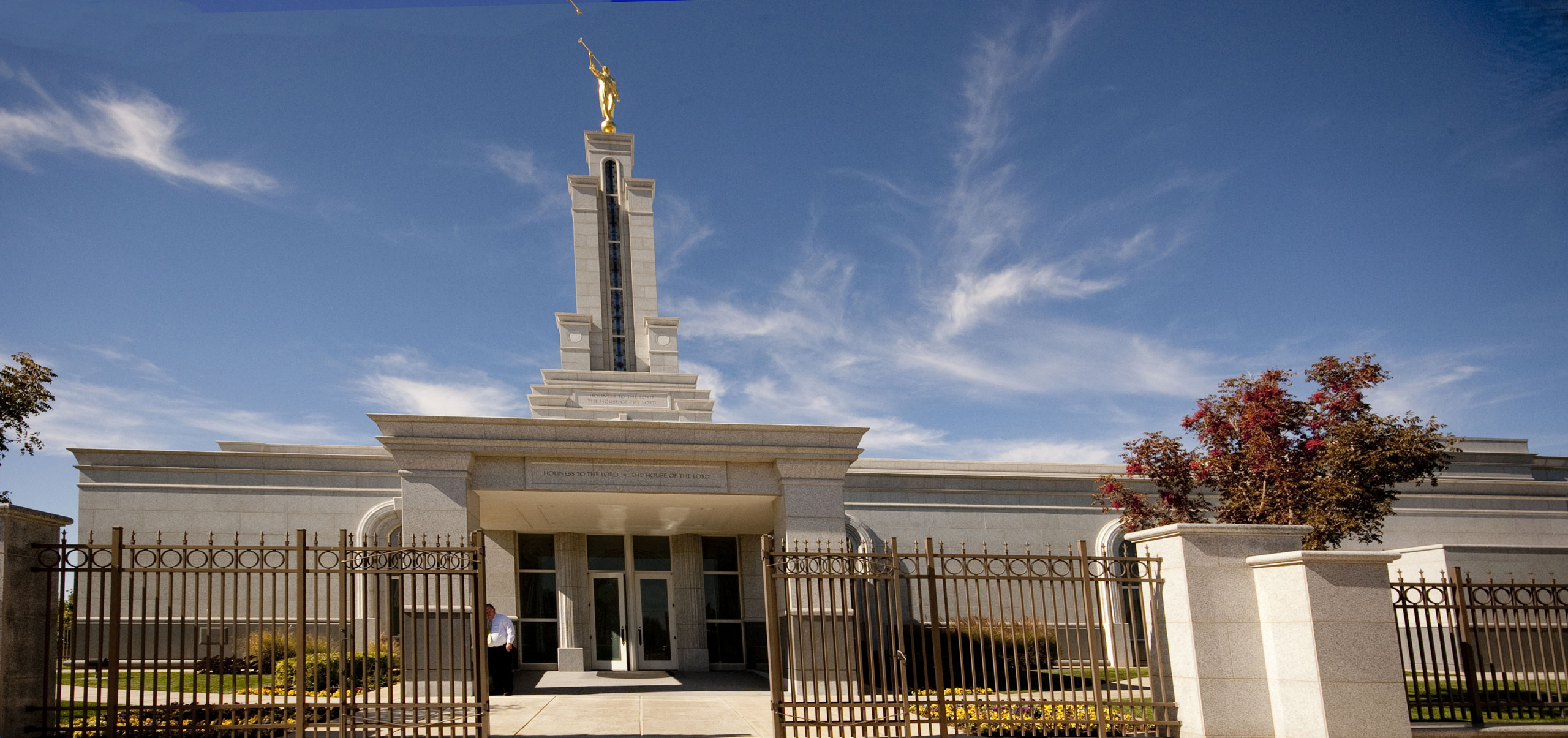 Lubbock Texas Temple in the Fall