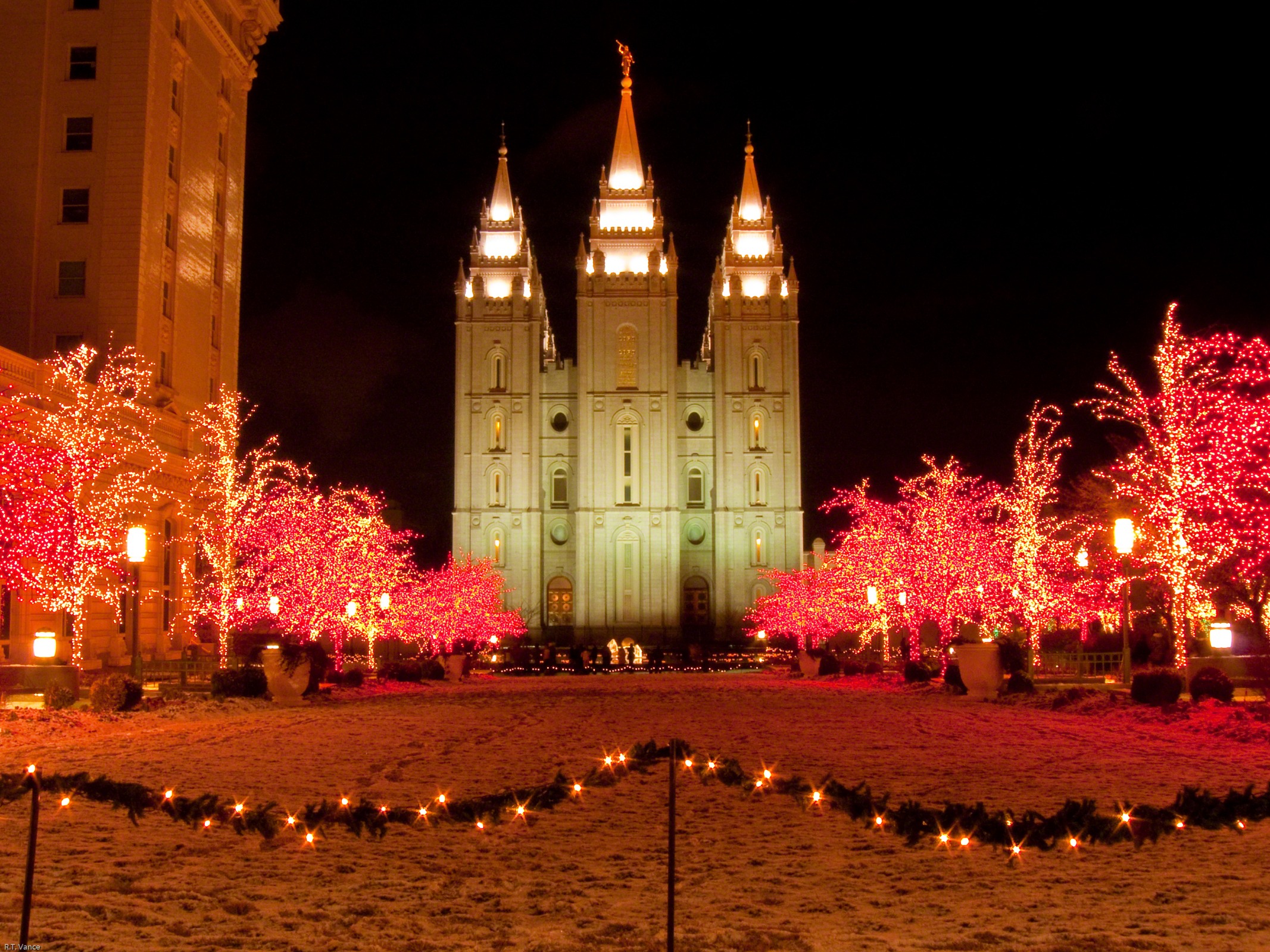 Salt Lake Temple in the Winter
