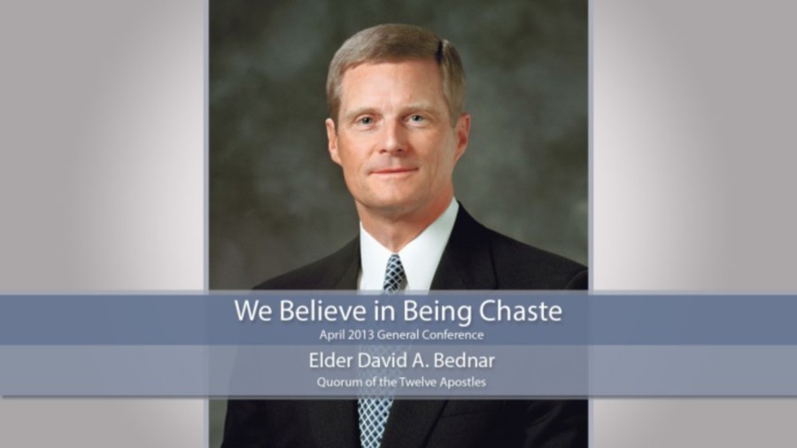 We Believe in Being Chaste