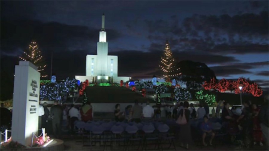New Caledonia Saints Visit Temple