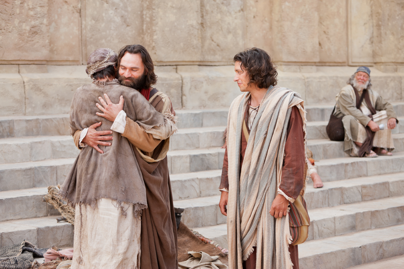 bible pictures of peter and john heal a lame man