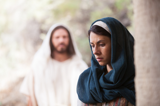 John 20:3â€“18, Mary hears Christ while looking for Him at the tomb