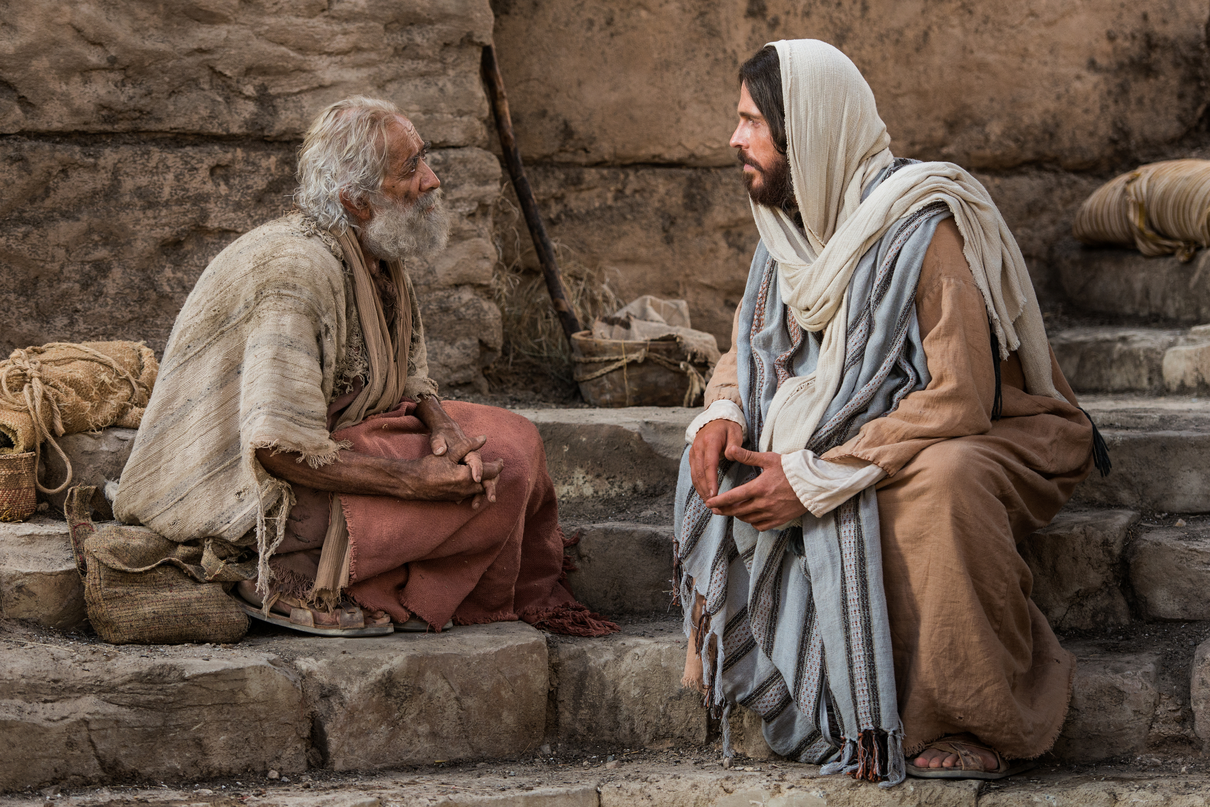 Jesus Fala com um Homem Coxo