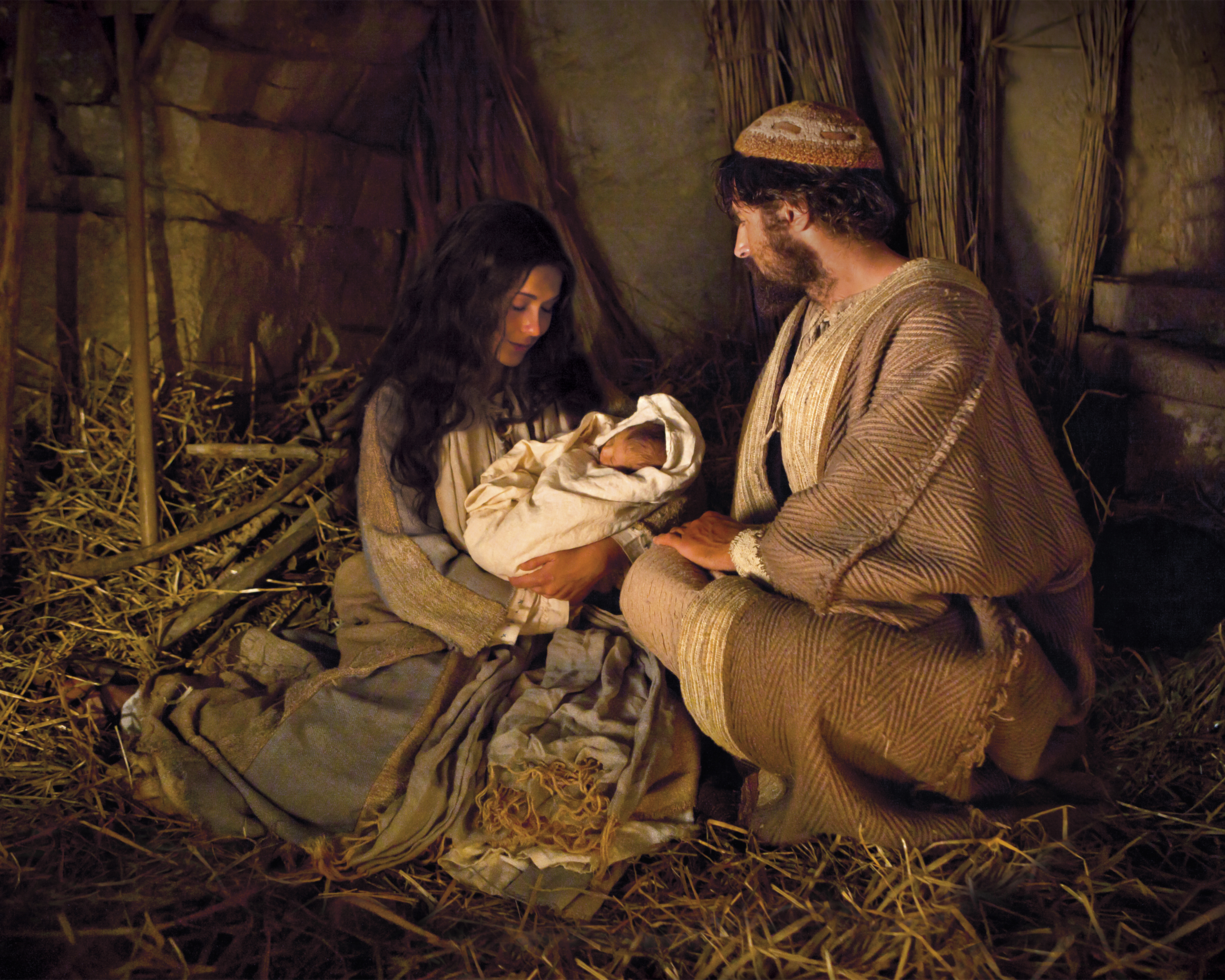 Image result for Picture manger Mary and Joseph with Jesus