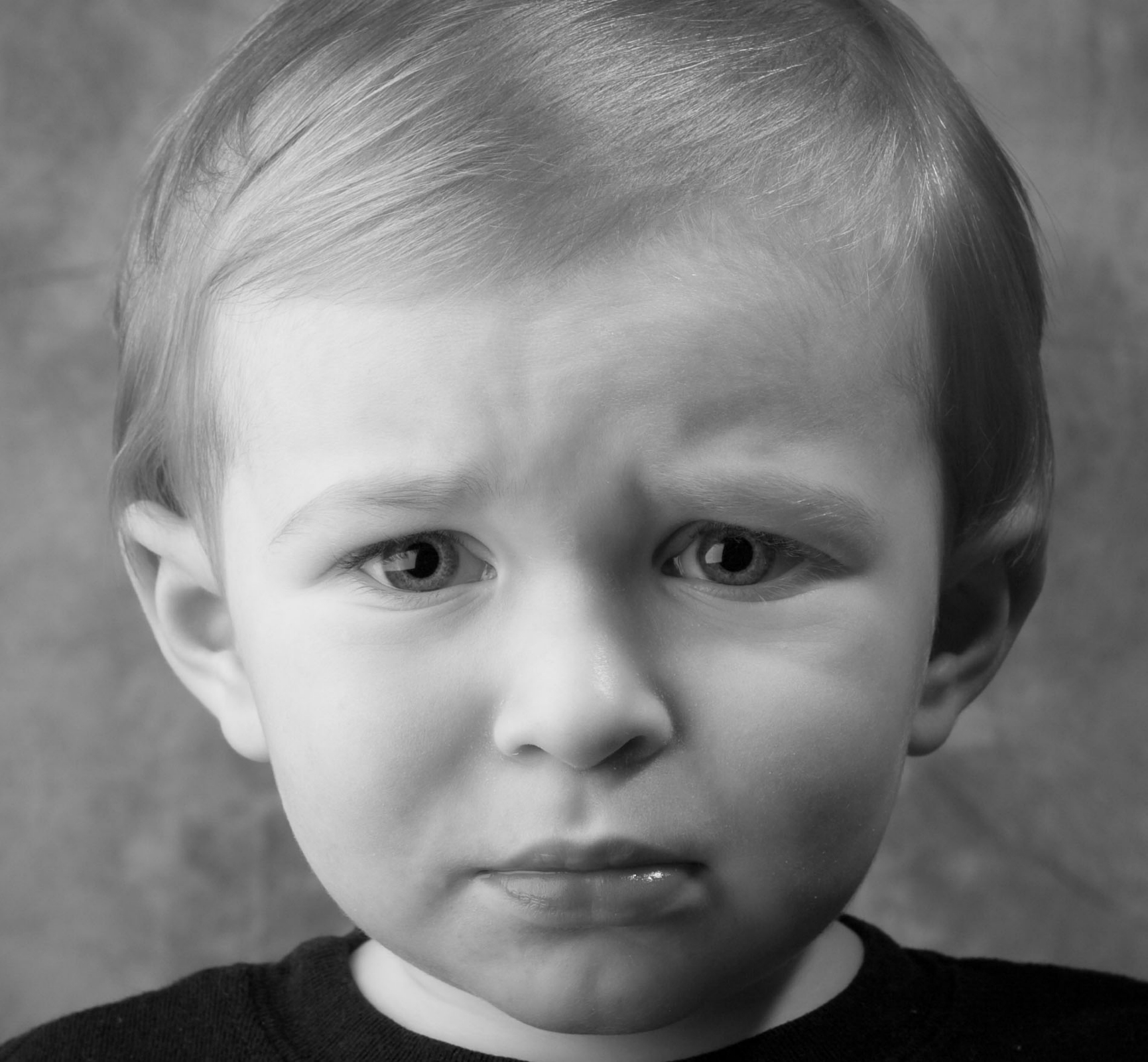 boy with a sad