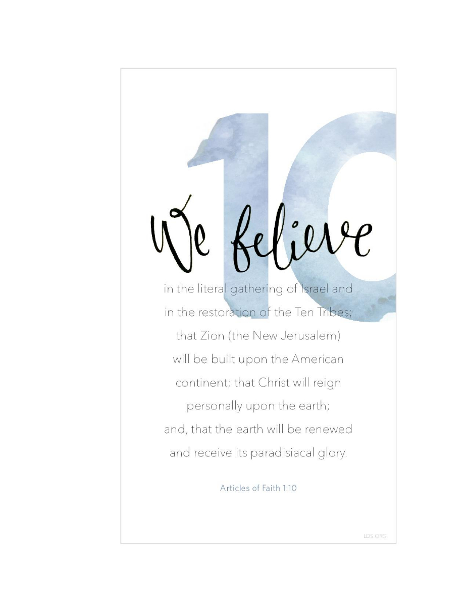 articles of faith 1