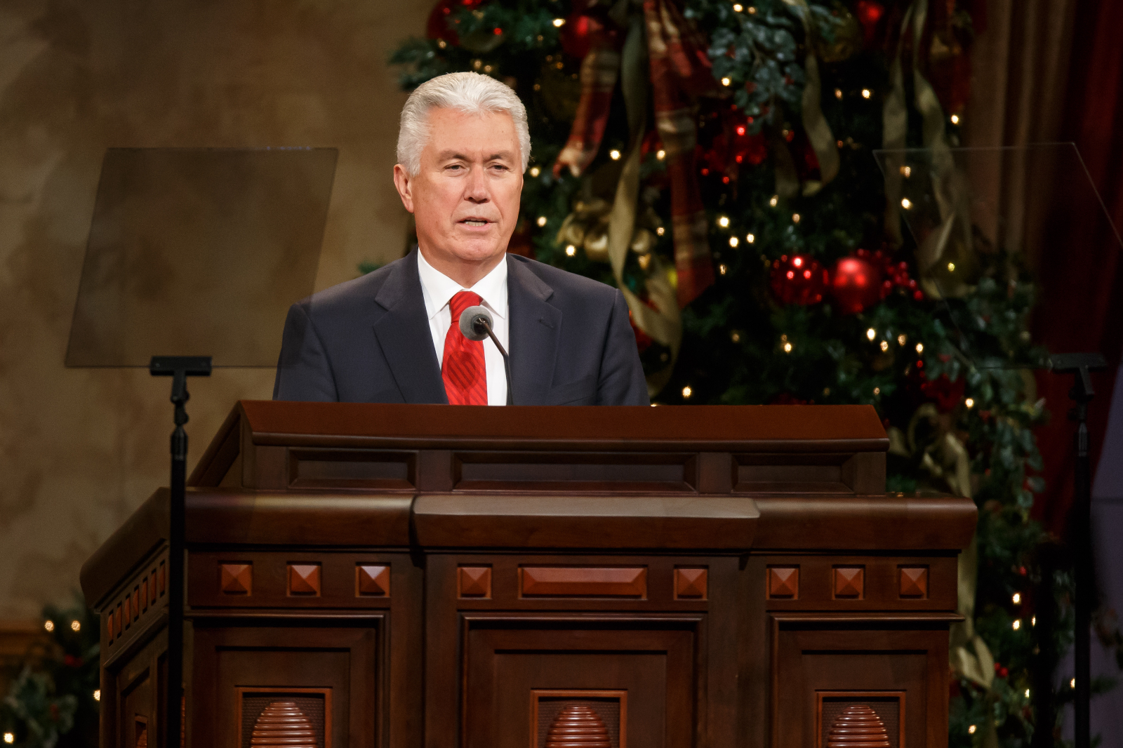 President Uchtdorf at Christmas Devotional