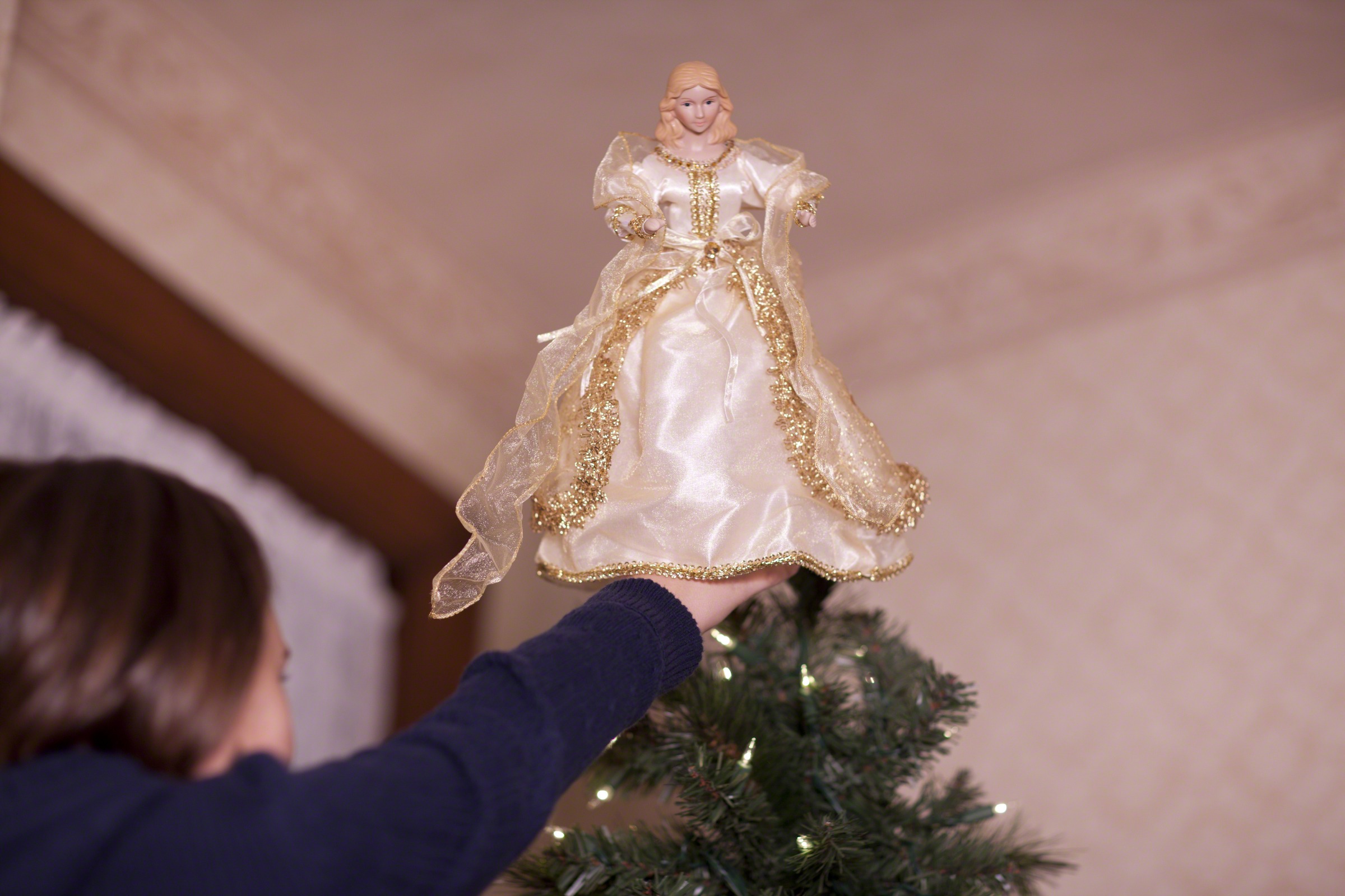 Image result for angel on top of christmas tree