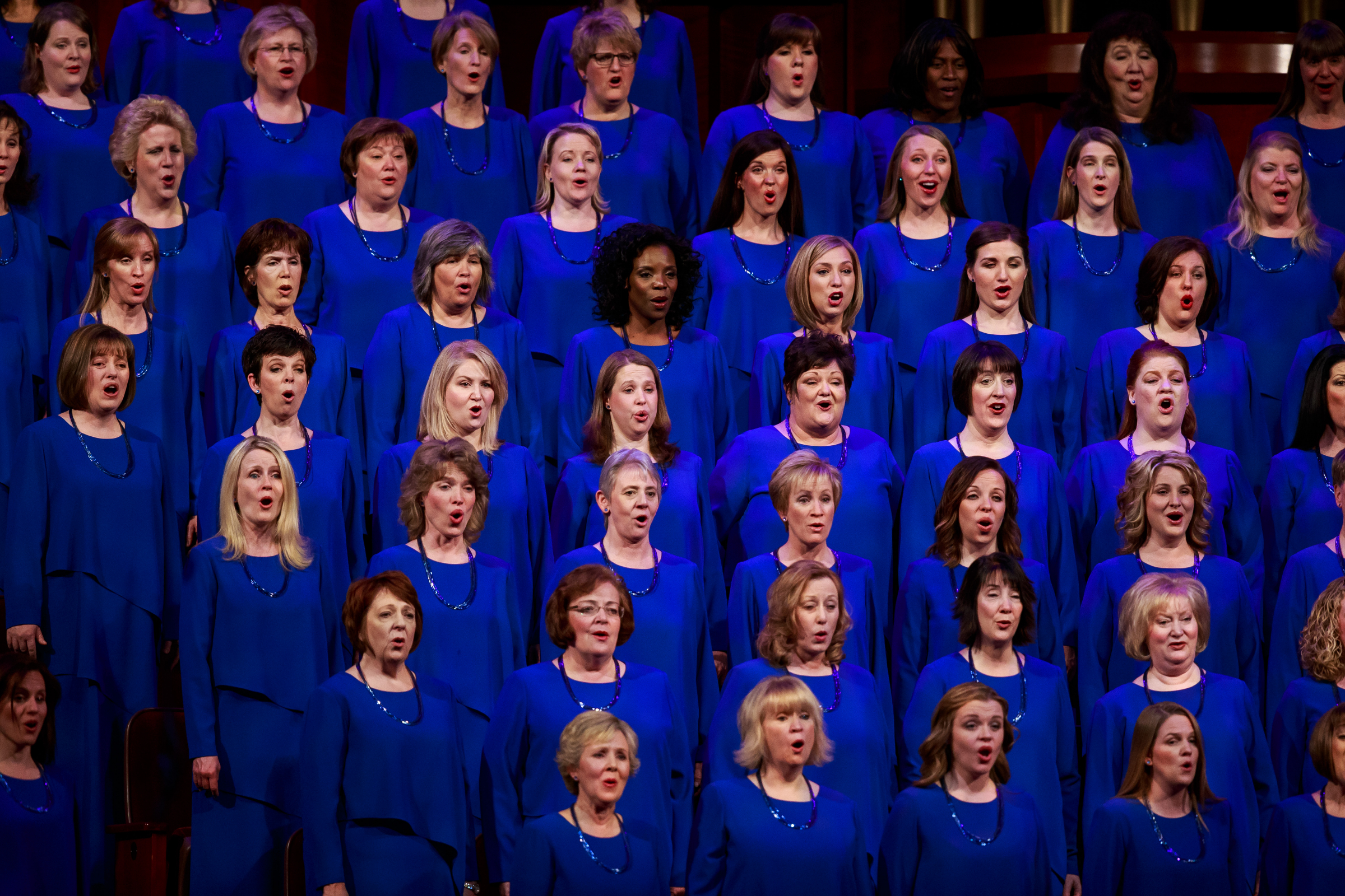 Women Of The Choir At The 2013 Christmas Concert