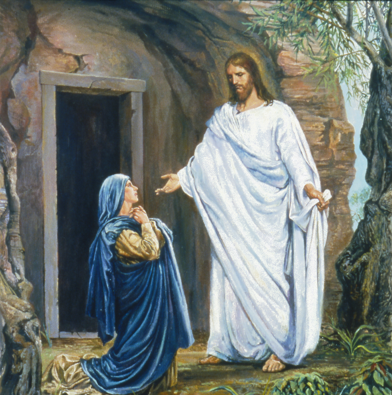 Image result for mary at the empty tomb