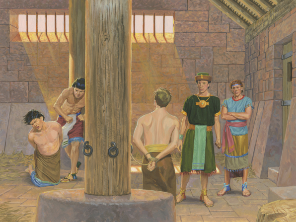 Alma and Amulek in Prison