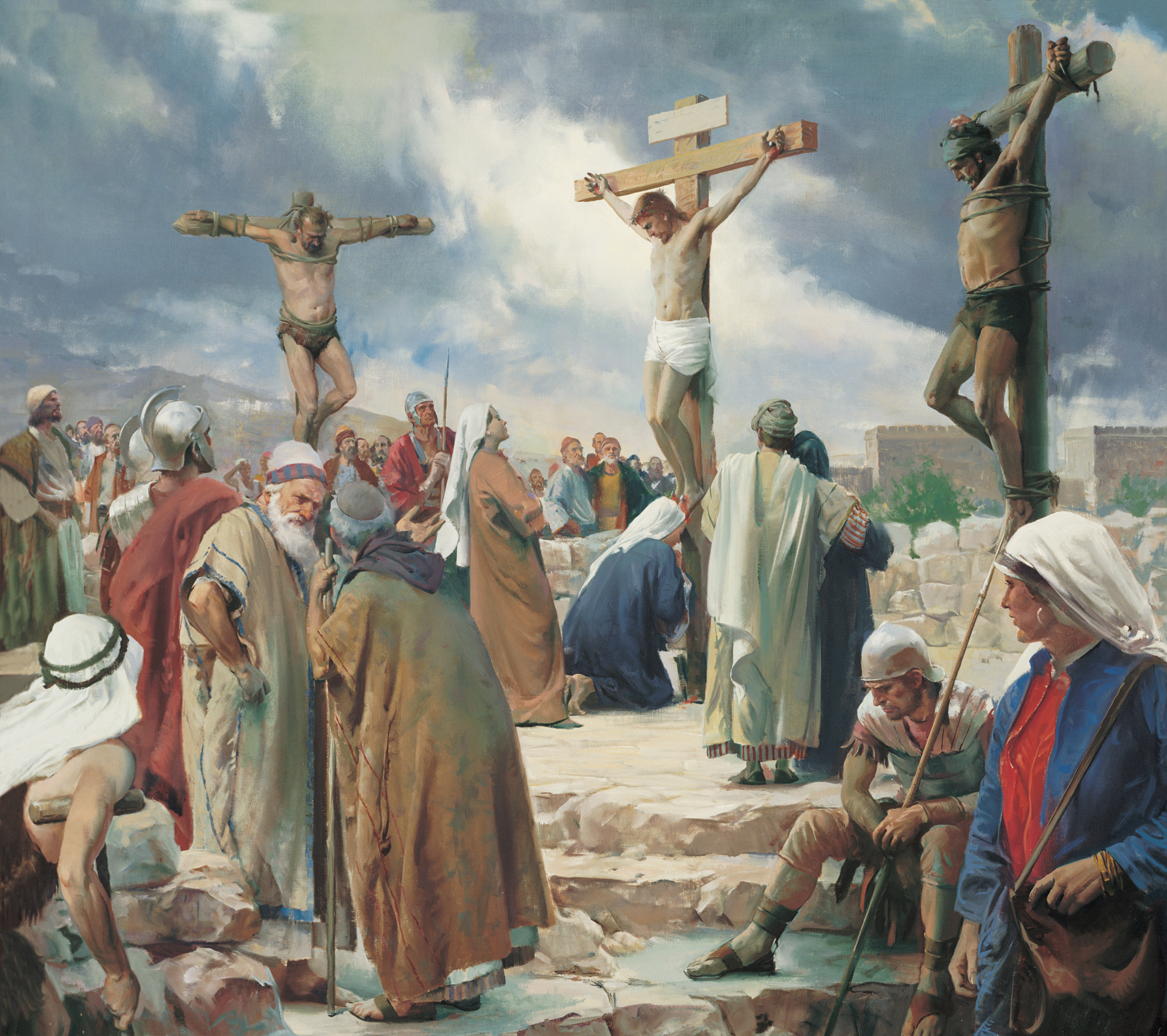 耶稣被钉十字架的歌图片