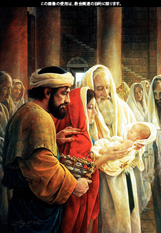 幼な子キリストを崇めるシメオン