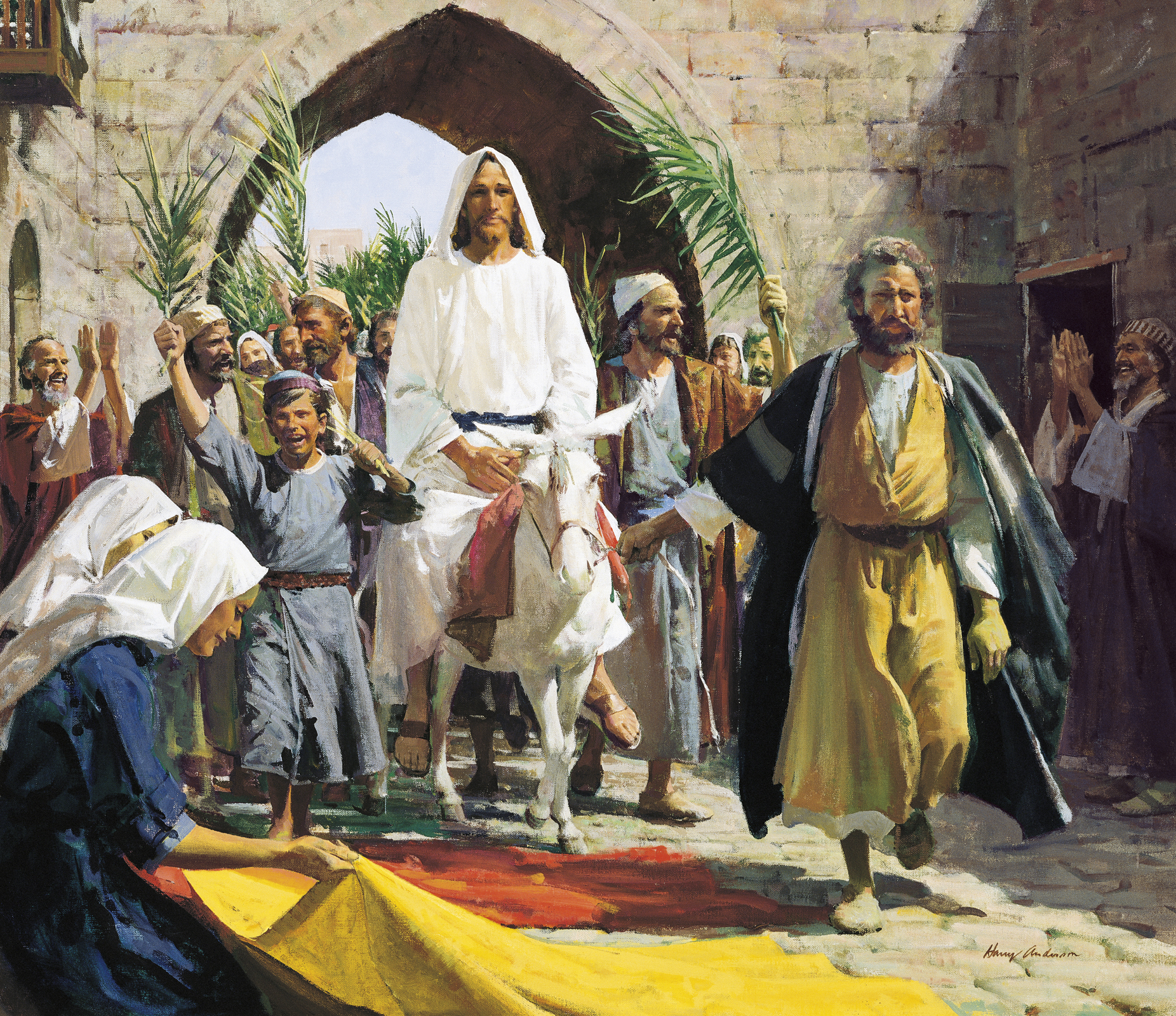 Image result for Bible Entrance into Jerusalem of Jesus