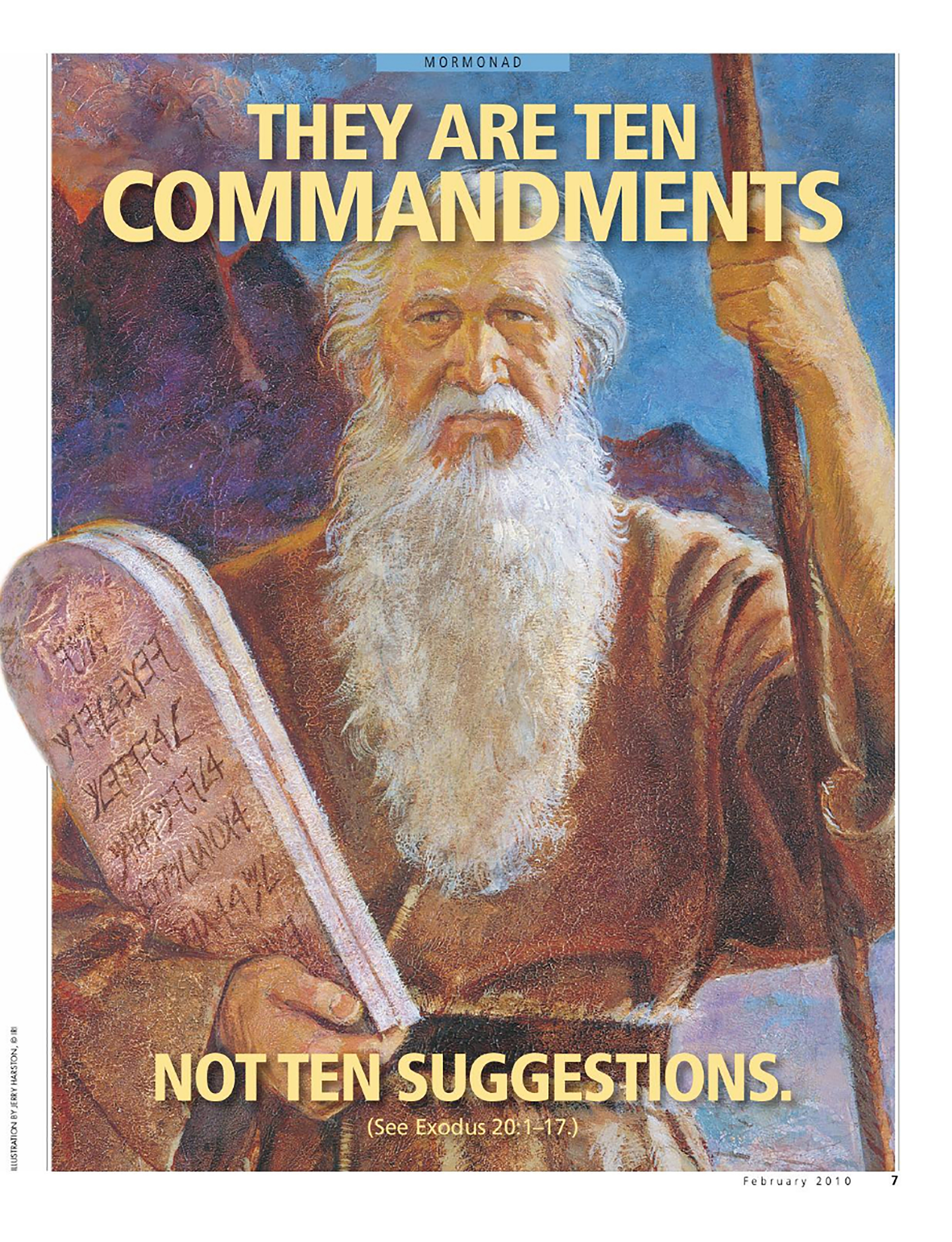 They Are Ten Commandments