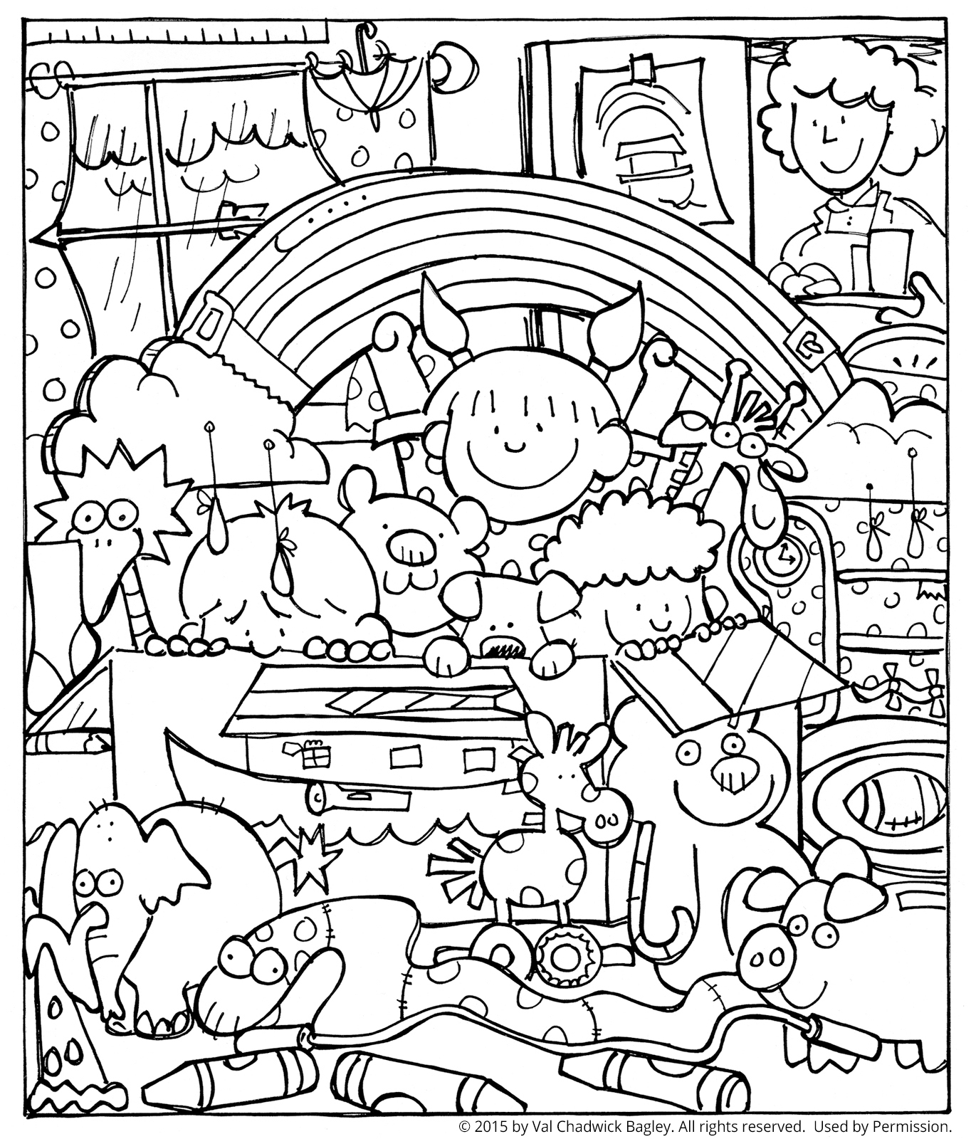 Noah's Ark Coloring Book 4