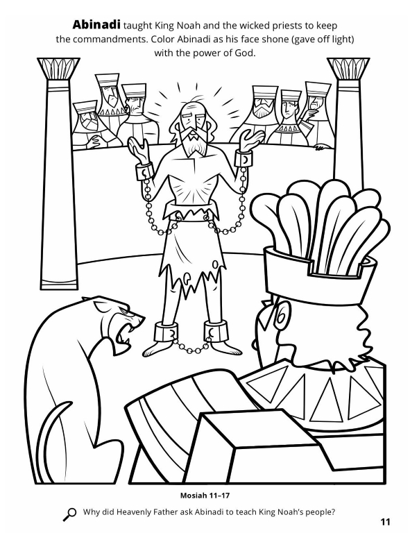abinadi coloring pages pinterest - photo #1