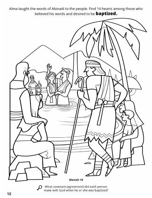 abinadi coloring pages pinterest - photo #5