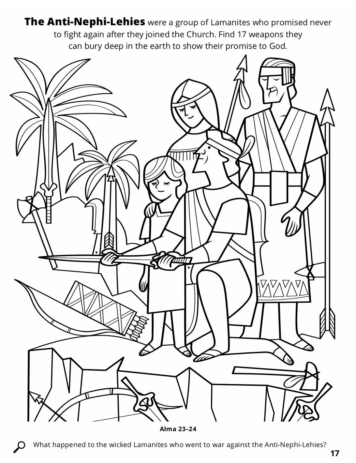 Anti-Nephi-Lehies Bury Their Weapons Anti-Nephi-Lehies Bury Their Weapons