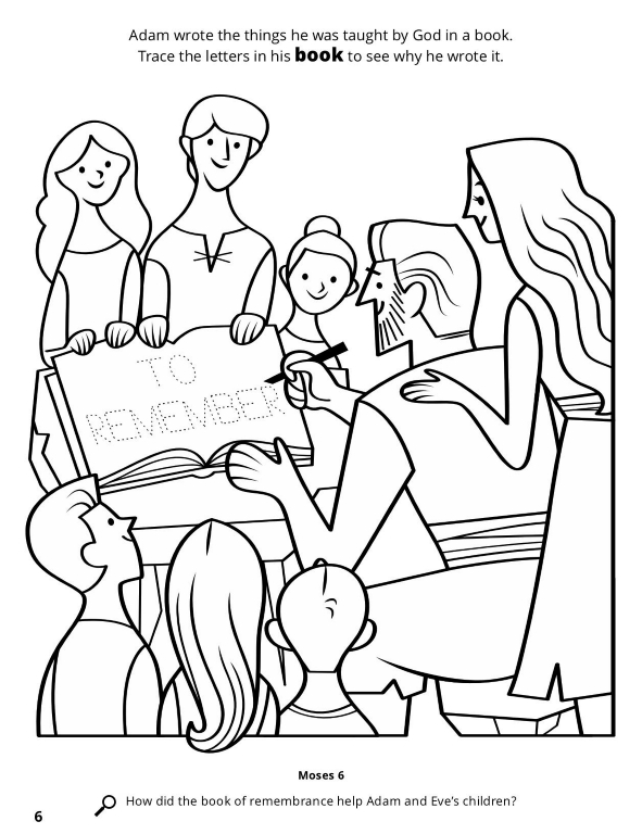 Coloring Pages St Adam 4