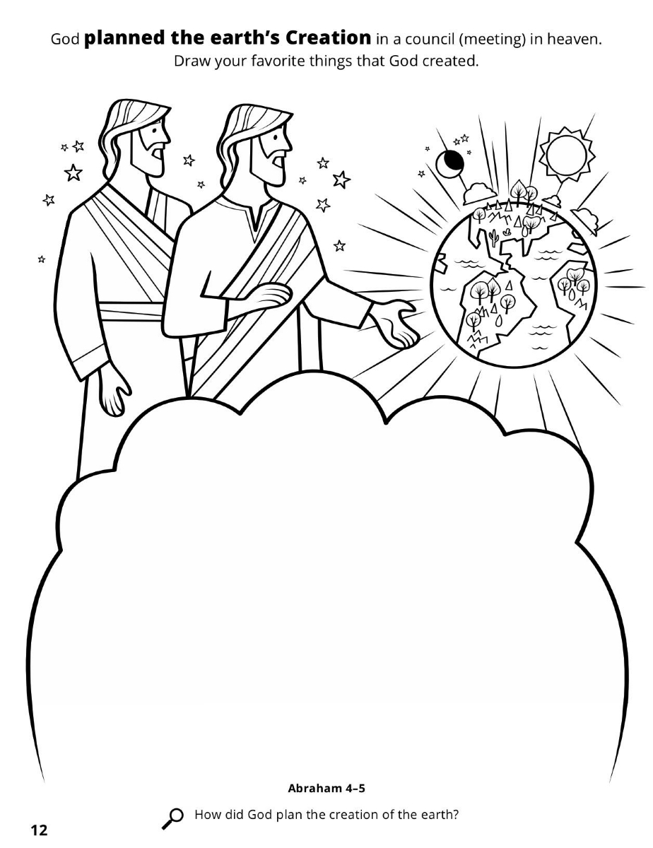 It is a photo of Gorgeous God's Creation Coloring Pages This is an image of Gorgeous God's Creation Coloring Pages