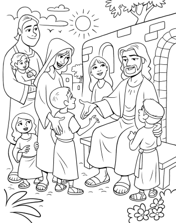 Coloring Pages Jesus 7