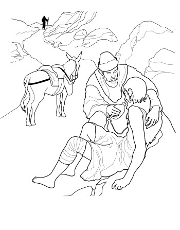 Good Samiritan Coloring Pages 7