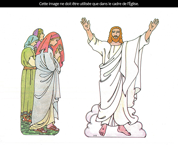 Primaire 2 Choisis Les Bien A Silhouettes A Decouper 2 11 Les Femmes Avec Les Parfums 2 12 Jesus Ressuscite