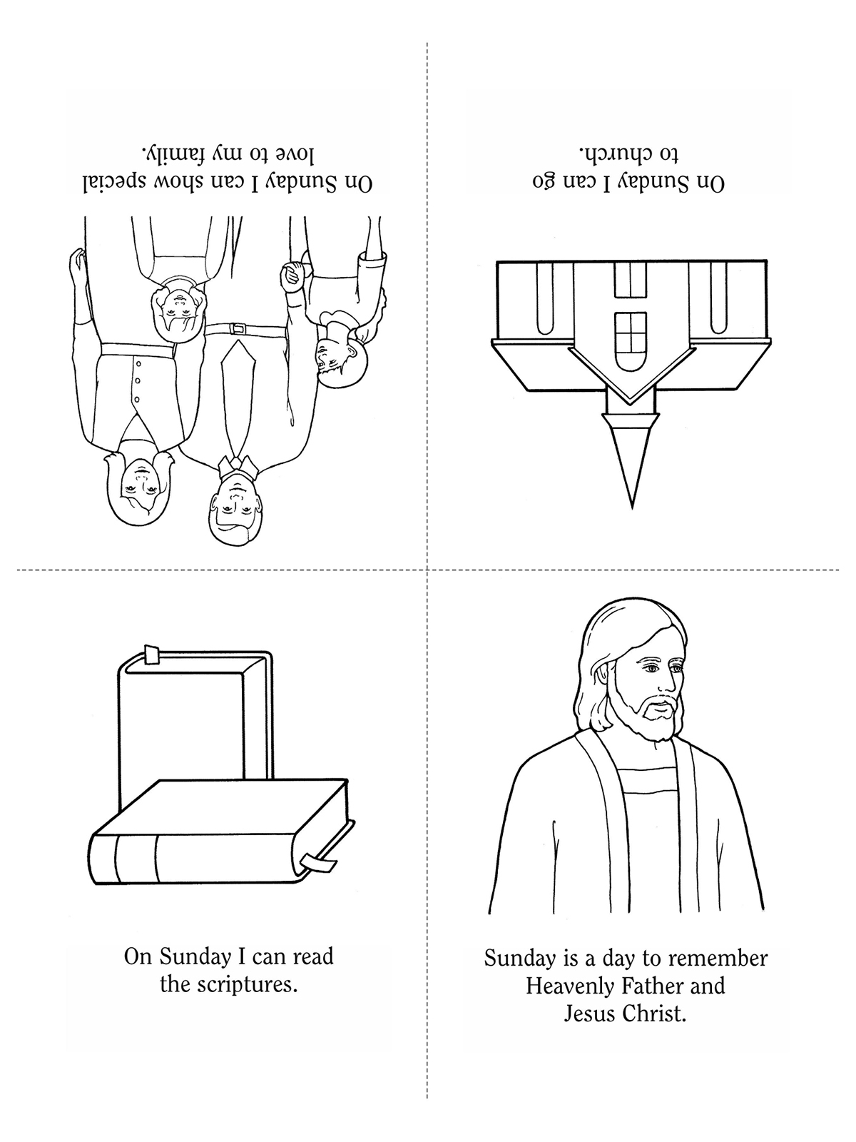 Nursery Manual Page 39: Sunday Is a Day to Remember Heavenly Father and Jesus Christ
