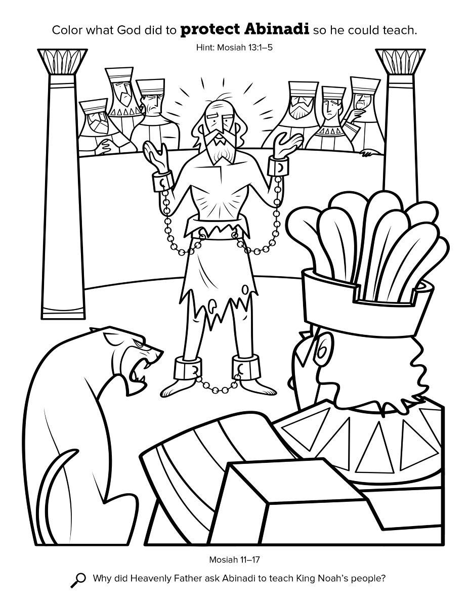 Book Of Mormon Coloring Pages Coloring Pages