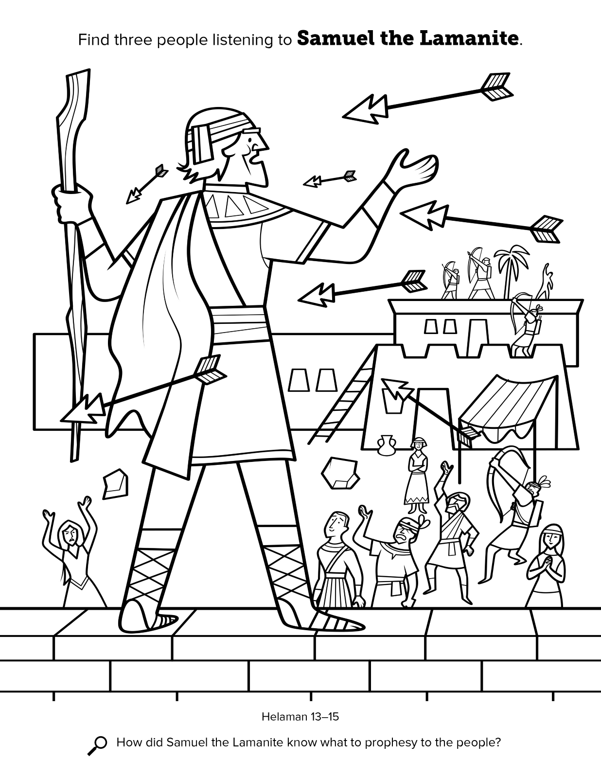 Lds Coloring Pages Samuel The Lamanite | samuel the lamanite Lds Coloring Pages Samuel The Lamanite | samuel the lamanite