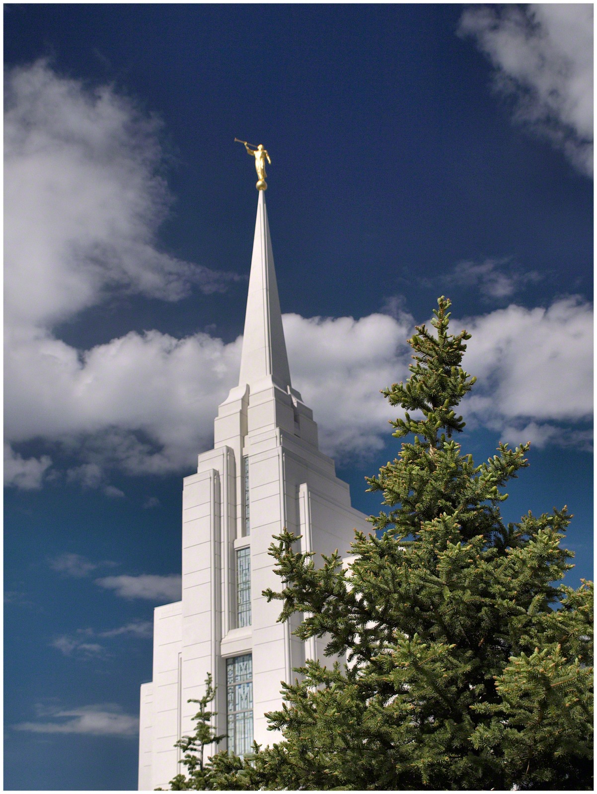 Rexburg Idaho Temple Spire