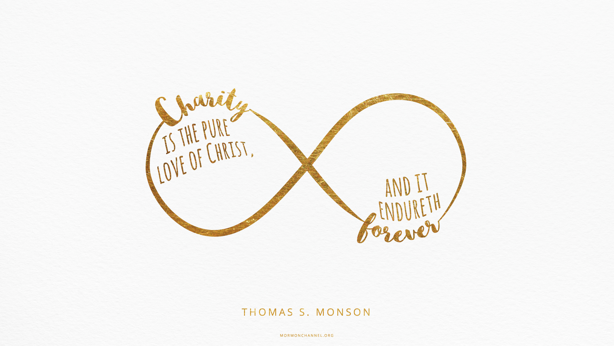 Daily Quote: Charity Endures Forever  Mormon Channel