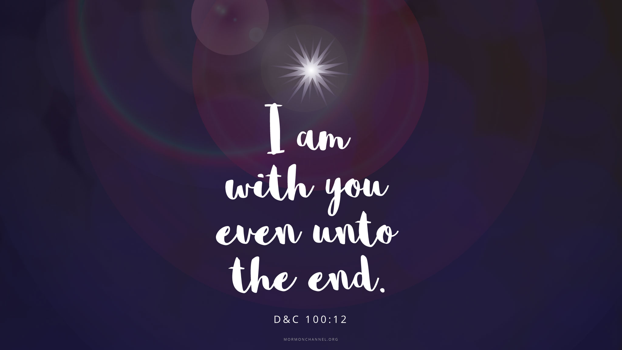 Daily Quote: I Am with You  Mormon Channel
